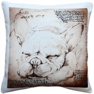 THINK GIFT! French Bull Dog Throw Pillow FREE SHIPPING!